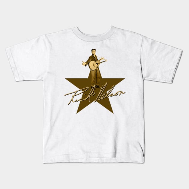 Ricky Nelson - Signature Kids T-Shirt by PLAYDIGITAL2020